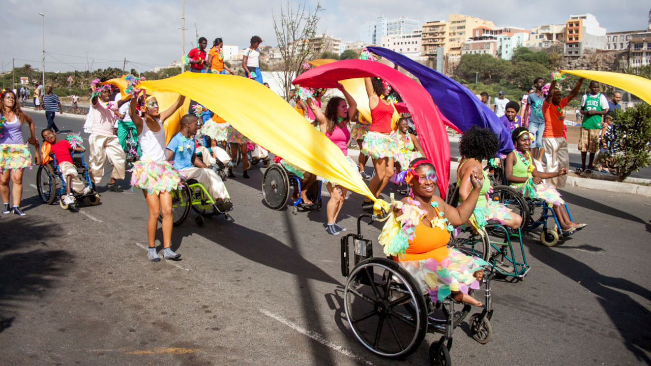 Participation of persons with disabilities in the carnival